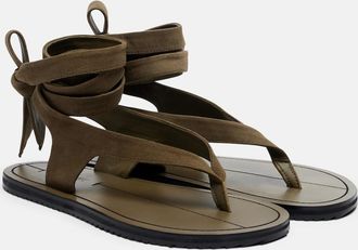 A.Emery Elmer suede thong sandals