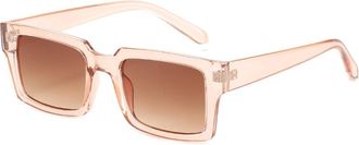 Generic Square Frame Outdoor Men Women Sports Sunglasses(Orange)