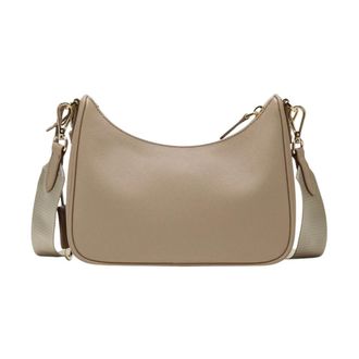 Prada Tassen, Dames, Bruin, ONE Size, Leer, Re-Edition 2005 Saffiano Schoudertas