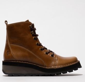 FLY London HAZI147FLY Womens Boots Camel - Brown - Size UK 3