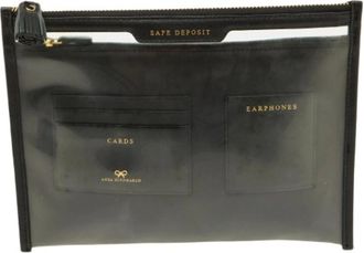 Anya Hindmarch Pre-owned Clutches, female, Black, Size: ONE SIZE Pre-owned Plastic Clutch