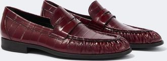 Magnanni Eel leather penny loafers