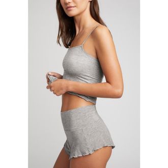 Negative Underwear Whipped Cami in Heather Grey at Nordstrom, Size Xx-Large