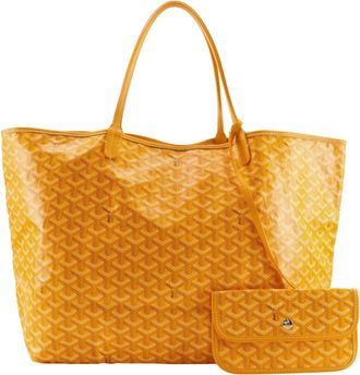 Goyard Saint Louis Yellow Pvc Tote Bag (Pre-Owned)