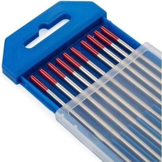 OEM Electrodos De Soldadura De Tungsteno Con 2 % De Torio Wt20 (rojo) 1,6 Mm X 150 Mm 10 Unidades Por Paquete