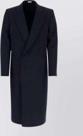 Alexander McQueen tailored wool coat with back slit