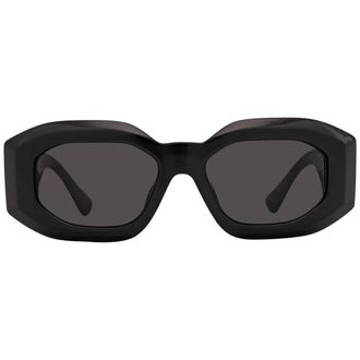 Versace Dark Grey Irregular Mens Sunglasses VE4425U 536087 53