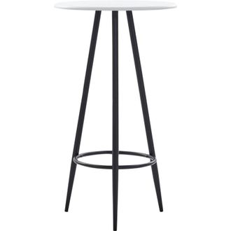 vidaXL Bar Table White 60x107.5 cm mdf Vidaxl