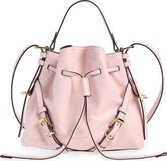 Givenchy Small Voyou Leather Bucket Bag in Light Pink at Nordstrom