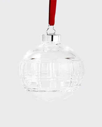 Ralph Lauren Home Hudson Plaid Christmas Ornament