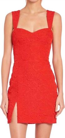 Amanda Uprichard Ruby Dress In Red