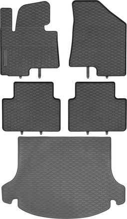 OEM Juego De Alfombrillas De Goma Para Coche Y Alfombrilla Para Maletero Para Kia Sportage Iii Suv (agosto De 2010-diciembre De 2015)