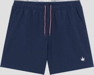 Boast Mens Court Short In Navy/white