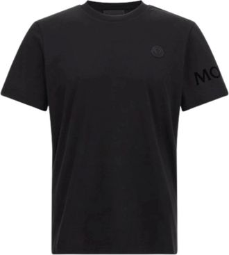 Moncler Heren, Tops, Zwart, Maat: XL Katoen