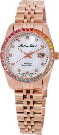 Mathey-Tissot Mathy Rainbow Quartz White Dial Ladies Watch D809PQI