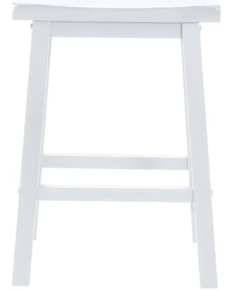 Powell Brooks White Counter Stool