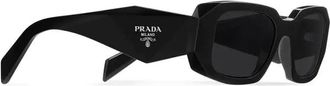 Prada SPR17WS1AB Slate Gray Lenses Sunglasses - Black