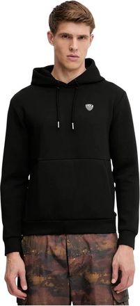 Emporio Armani 8Npm 21 Pj 4Ez Hoodie - Heren - Hoodies - Zwart - S - Polyester - Hoodies & sweatvesten