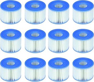 OEM Paquete De 6 - Juego De 2 Cartuchos De Filtro Para Spas Intex, Es Decir, 12 Cartuchos