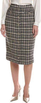 L'agence Tai Button Front Midi Skirt