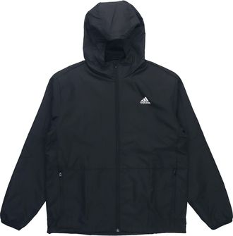 adidas Mens adidas Mh Lite Wvjkt Athleisure Casual Sports Hooded Solid Color Woven Jacket Autumn Black HM2976