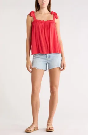 Abound Shoulder Tie Boho Cami in Red Saucy at Nordstrom Rack, Size X-Large