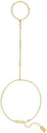 Set & Stones Cyrus Hand Chain in Gold /Clear at Nordstrom