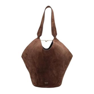 Khaite Tote Bags, female, Brown, Size: ONE SIZE Lotus Small Tote