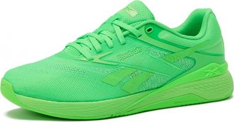 Reebok Nano X5 Mens Shoes, Cross Training and Light Running Sneakers for Men, Solar Lime, 12.5 Women/11 Men