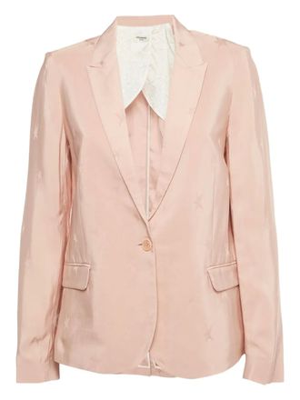 Zadig&Voltaire Blazer met sterpatroon - Roze