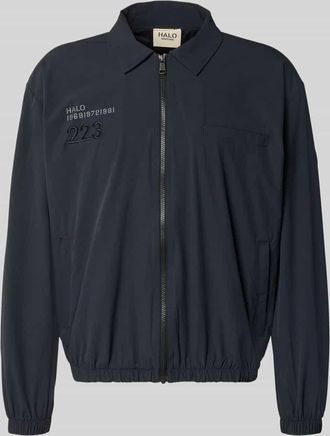 Halo Regular Fit Hemdjacke mit Logo Modell HALO MOVE in Black, Gr&ouml;&szlig;e XXL