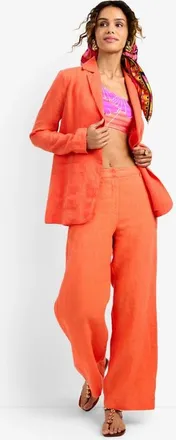 Trina Turk Tonga Pant in Calypso Coral at Nordstrom, Size 00