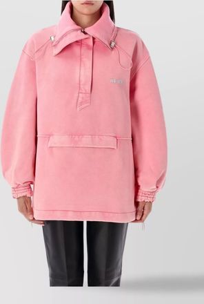 The Attico oversized cotton hooded anorak