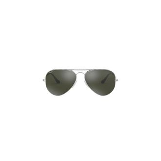 Ray-Ban Aviator - Heren - Zonnebrillen - Grijs - 58 MM - Accessoires