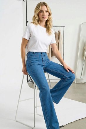 DUSK Front Pocket Bootcut Jeans