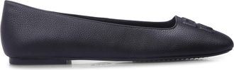 DKNY Womens Darianne Ballet Flats in Black Rubber - Size UK 4.5