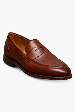 Allen Edmonds Mens Randolph 2.0 Penny Loafer In Dark Chili Leather