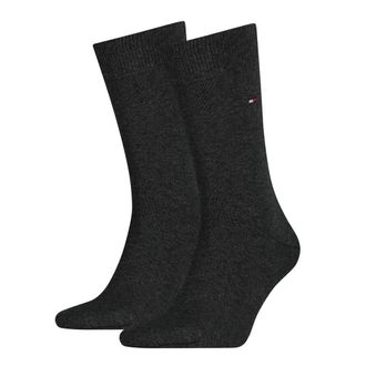 Tommy Hilfiger Mens Socks 5.5-8 Anthracite Melange
