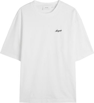 Axel Arigato Honor Logo-embroidered Cotton T-shirt - White - XL