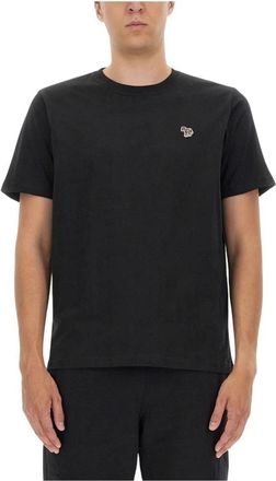 Paul Smith Camiseta con Logo de Zebra - Tops - Hombre - Negro - S