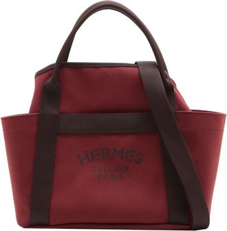 Herm&egrave;s Pre-owned Hermes Toile Sac de Pansage Grooming Bag Ladies JH3GK9ID0P3XJLB7