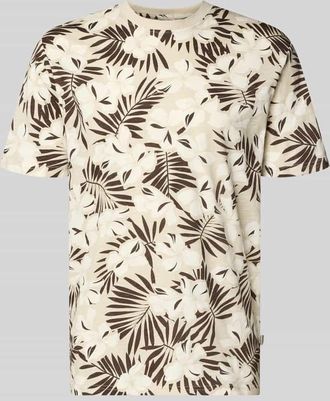 Only & Sons Regular Fit T-Shirt aus reiner Baumwolle Modell PERRY in Dunkelbraun, Gr&ouml;&szlig;e XXL