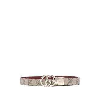 Gucci GG Monogram Leather Belt