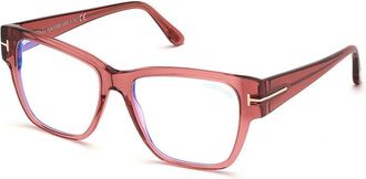 Tom Ford FT5745-B 052 Dark Havana/Clear Blue Light Block 54mm