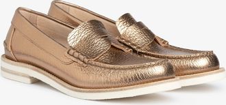 Pedro Garcia Classic loafer in metallic leather | Sabela | SS25