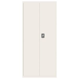 Berkfield Home Durable File Cabinet White 90x40x200 cm Steel | Size: 90 x 40 x 200 cm