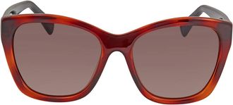 Ferragamo Salvatore Ferragamo Brown Cat Eye Ladies Sunglasses SF957S 214 56