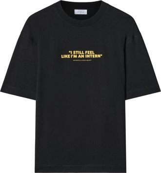 Off-white Intern Skate short-sleeve T-shirt - men - Cotton - M - Black