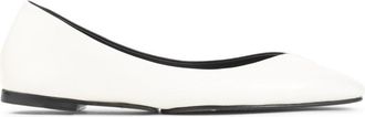 Jacquemus BlackWhite Leather Ballet Flats