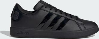 adidas Mens STAR WARS GRAND COURT SHOES - Black - Size UK 7